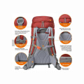 Climbing Travel and Mountaineering Backpack Hiking Trekking Bag Large Capacity Backpack